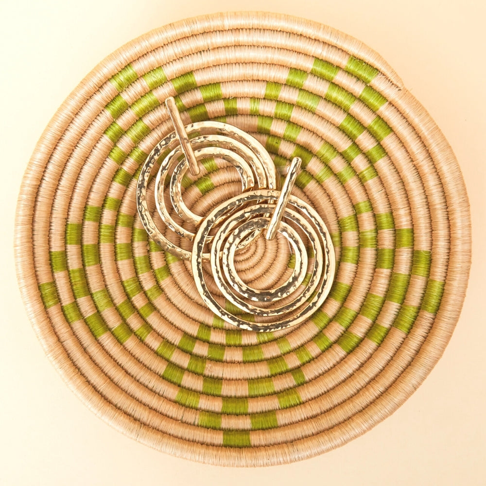 Small Decorative Bowl, Centerpiece, Storage, Organizing, Home Décor Accents, Woven, Boho, 7" Wide