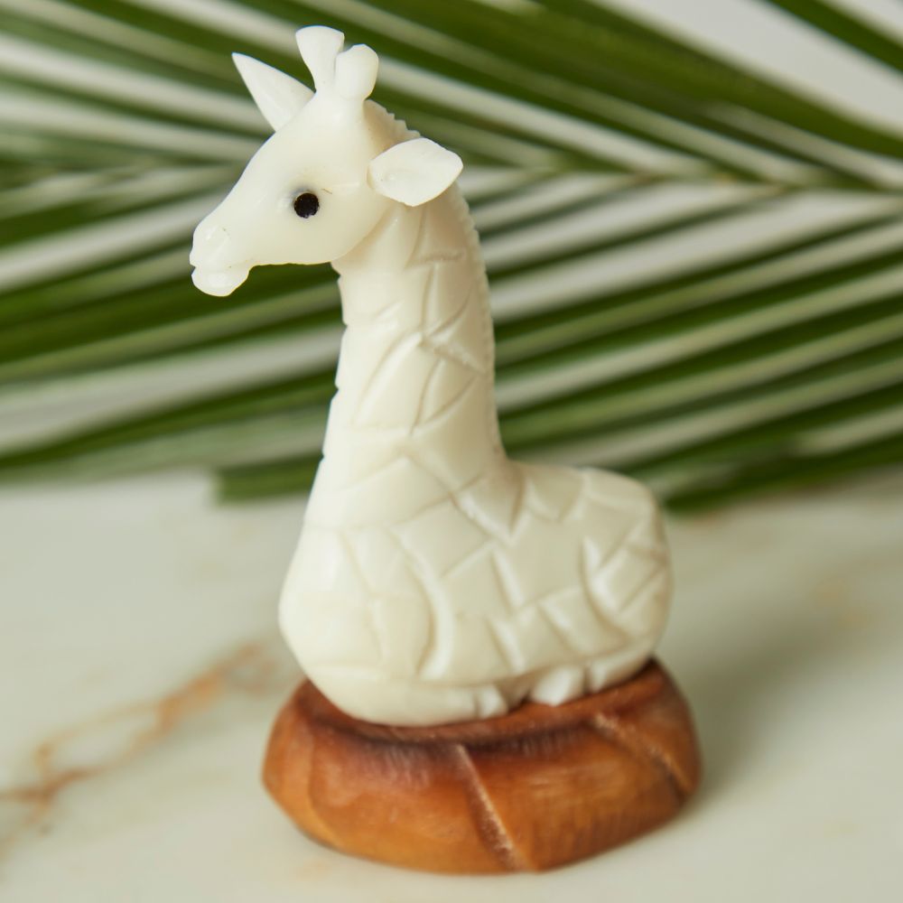 Mini Tagua Ivory Safari Figurine Set