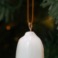 Tagua Ivory Bell Ornament Set of 3