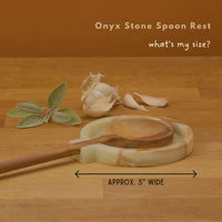 Onyx Stone Spoon Rest