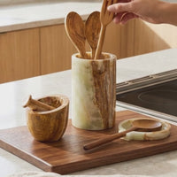 Onyx Marble Kitchen Countertop Tools, Natural Stone, Beige Brown