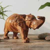 Large Wooden Animal Sculptures