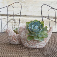 Small Rangoli Terracotta Bird Pot
