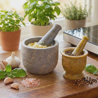 Gorara Stone Mortar Pestle Set