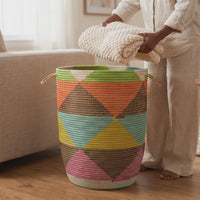 Extra Large African Baskets for Laundry and Blankets