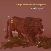 Large African Safari Animal Wood Sculptures