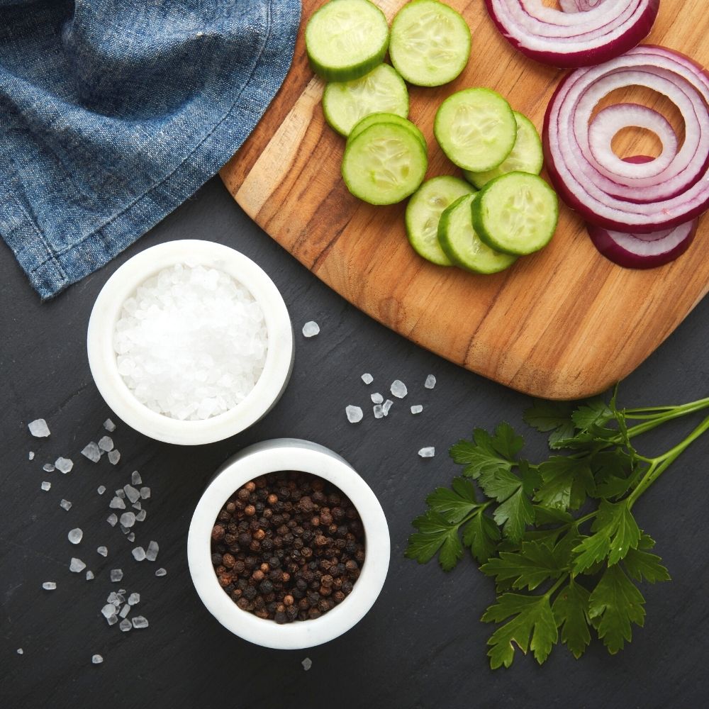 Marble Salt Pepper Bowls
