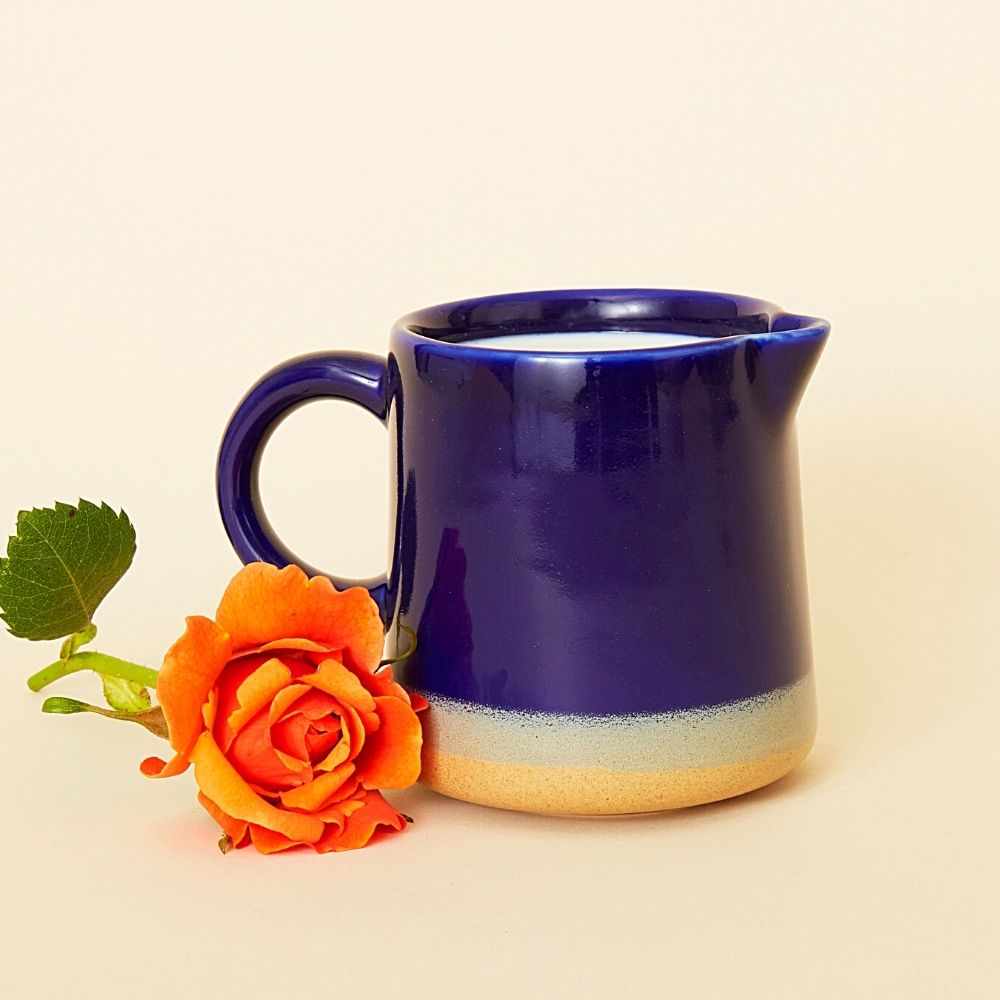 Ocean Ceramic Sugar Pot and Creamer Set