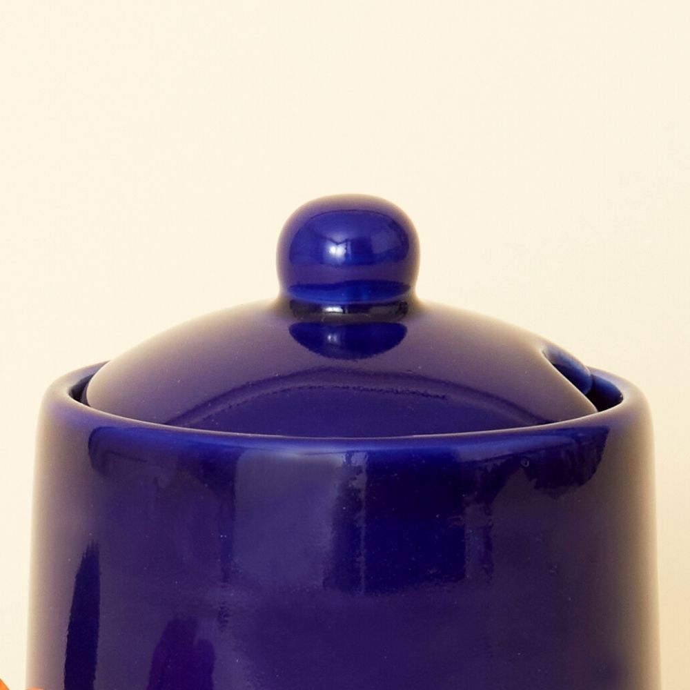 Ocean Ceramic Sugar Pot and Creamer Set
