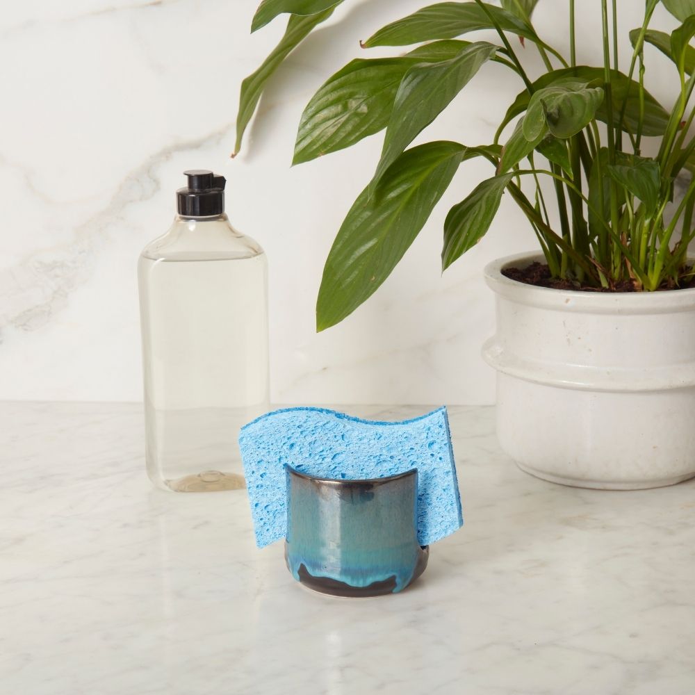 Night Sky Ceramic Soap Dish Sponge Holder