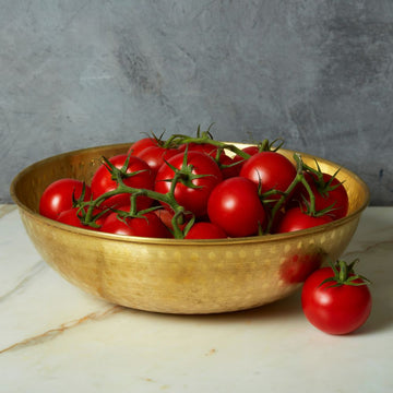 Pure Brass Hand Hammered Fruit Bowl