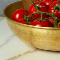 Pure Brass Hand Hammered Fruit Bowl