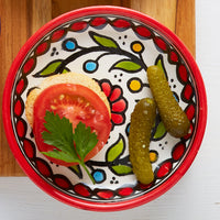 Ceramic Palestine Appetizer Plate Set