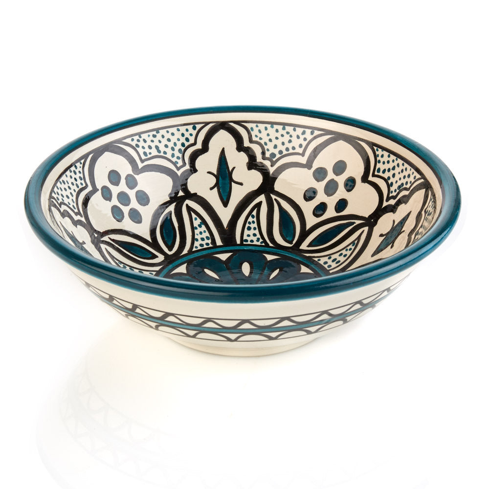 Ceramic Paletine Teal Bowl