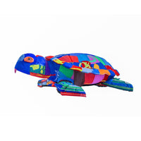 Large Recycled Flip Flop Turtle Figurine