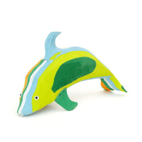 Small Recycled Flip Flop Dolphin Figurine
