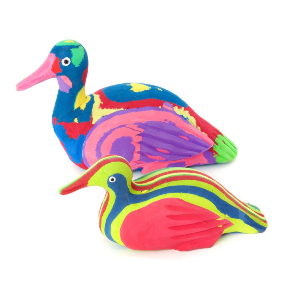 Small Recycled Flip Flop Duck Figurine