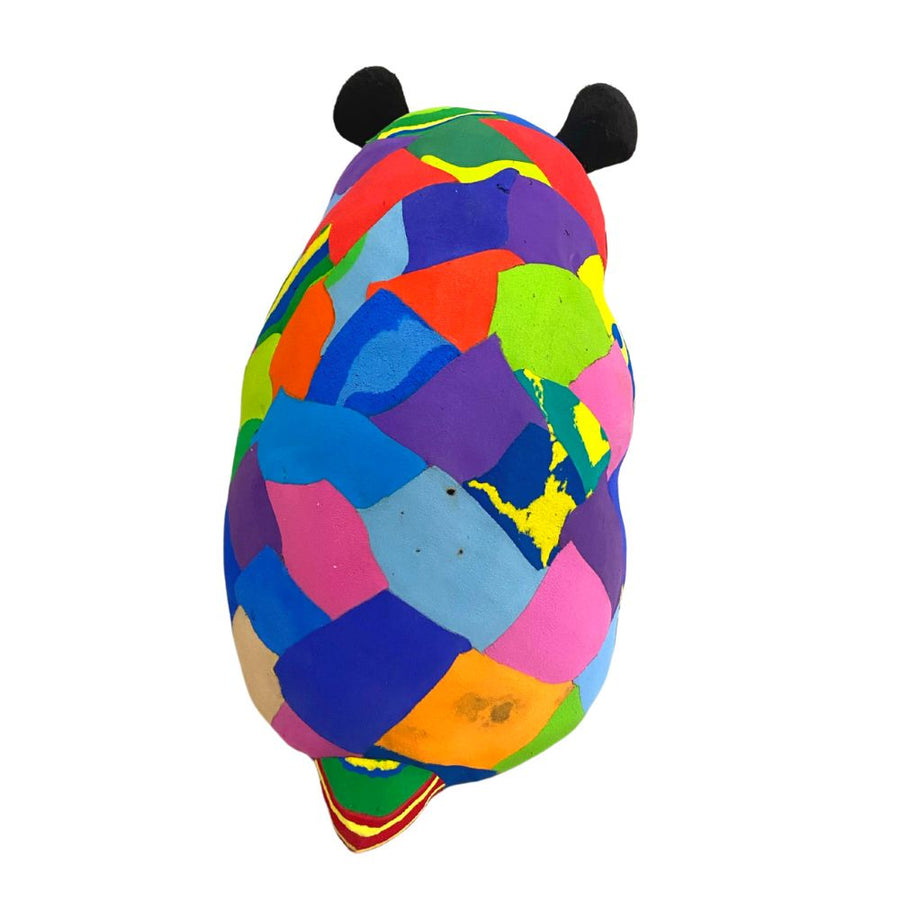 Large Recycled Flip Flop Panda Figurine