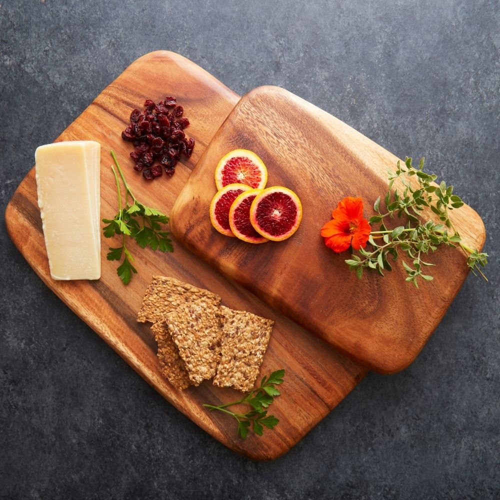 Acacia Wood Cutting Board Set