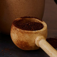 Rwanda Hand Carved Natural Beige Musave Wood Coffee Scoop
