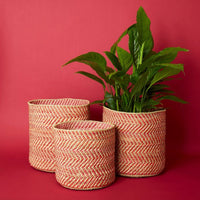 Red Iringa Basket Set