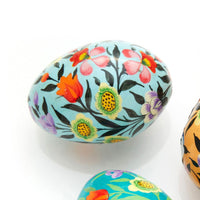 Floral Easter Eggs Set of 3