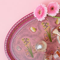 Large Pink Butterfly Tray
