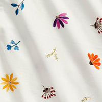 Spring Floral Embroidery Napkins Set