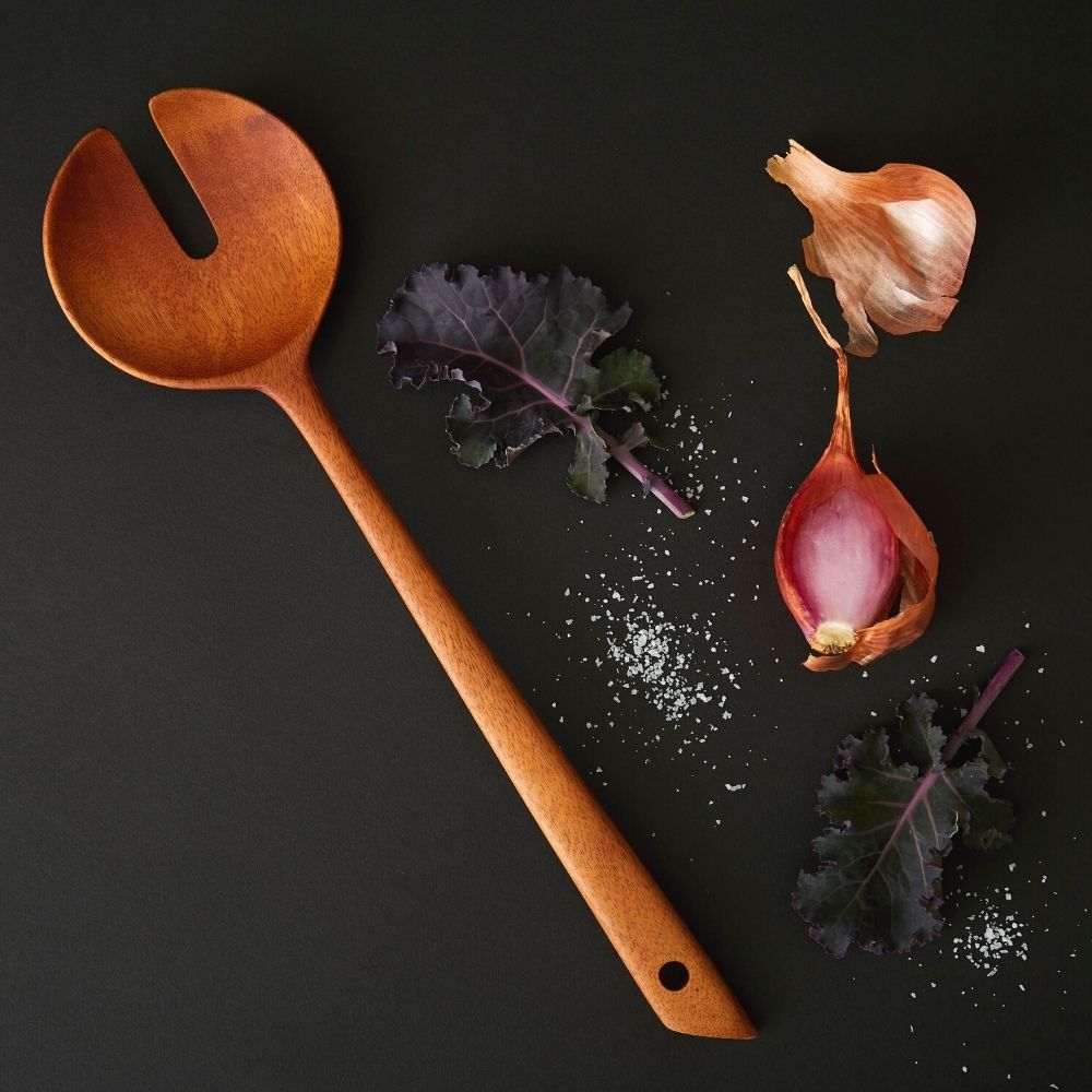 Nicaragua Tropical Natural Wood Slotted Spoon