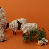 Tabletop Indoor Wool Nativity Scene Set