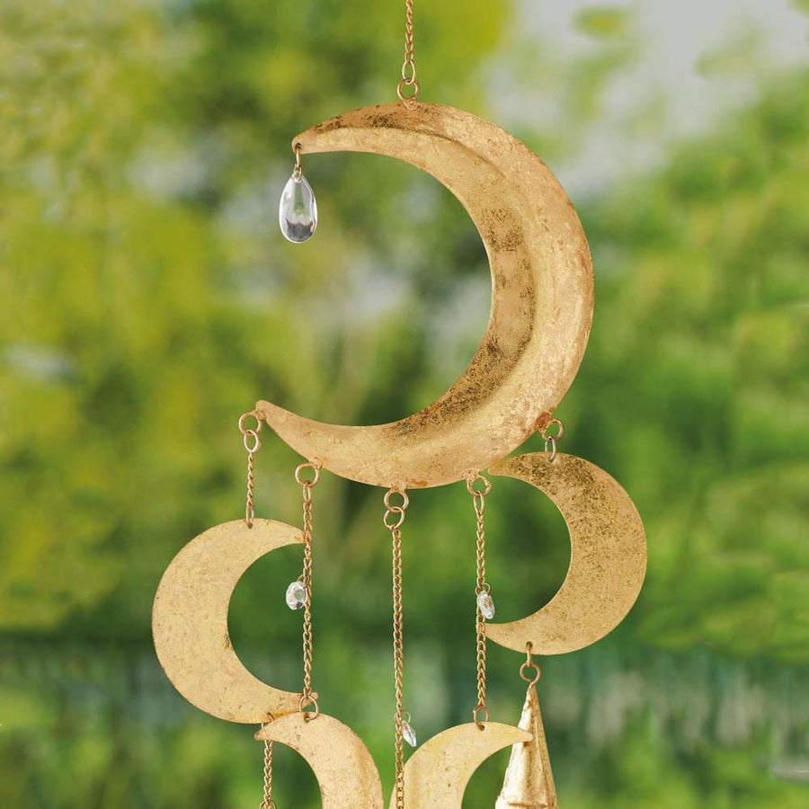 Crystal Moon Wind Chime