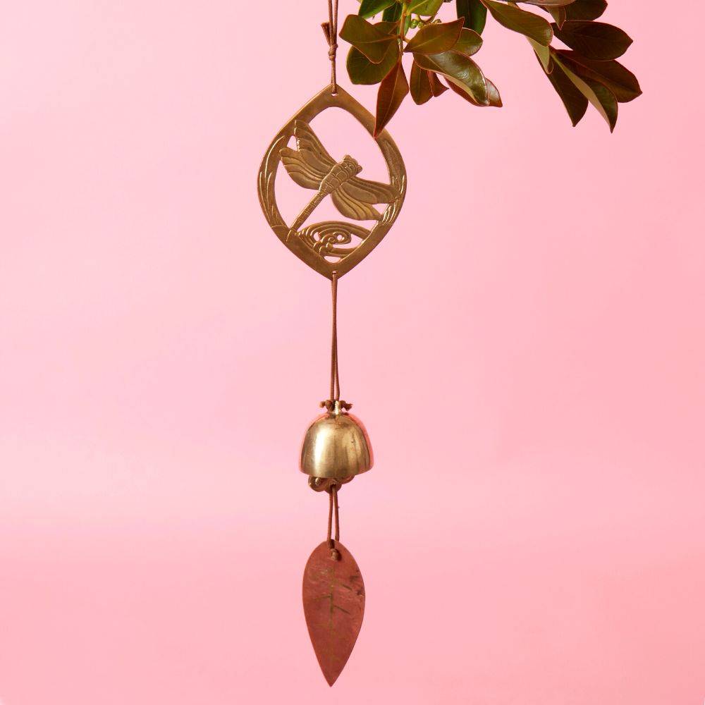 Brass Dragonfly Wind Chime