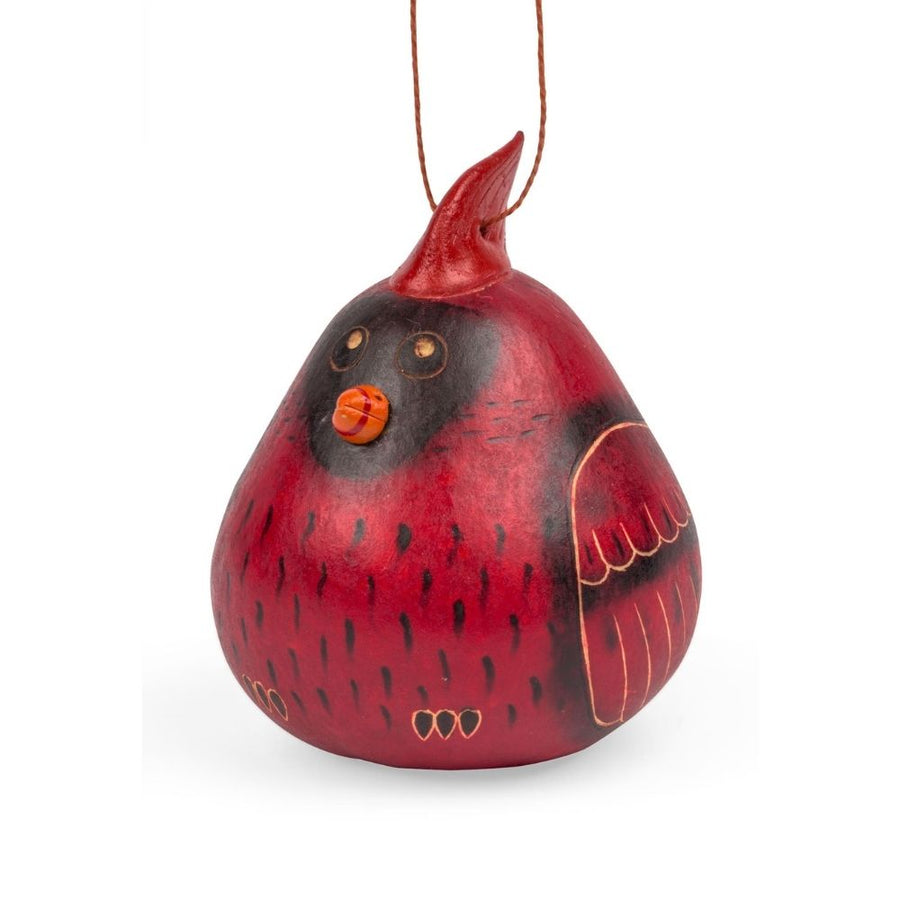 Mini Gourd Cardinal Ornament